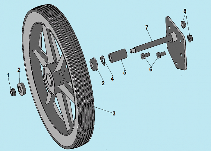 4 КОЛЕСА Газонокосилка CHAMPION LMH5640