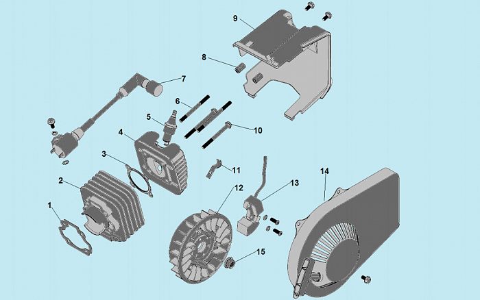 3 СТАРТЕР - МАГНЕТО - СВЕЧА ГЕНЕРАТОР CHAMPION GG951DC