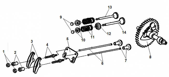 3 ДЕТАЛИ ДВИГАТЕЛЯ - БЛОК - СВЕЧА - ГОЛОВКА - КЛАПАНА - ПРОКЛАДКИ ГЕНЕРАТОР CHAMPION LPG2500