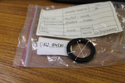 Прокладка резиновая  , HL292F-02004 , ДЭС12000ЕМ