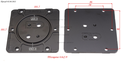 Плита клапанная OWW-24/50/100-12  КПБ 180/24М