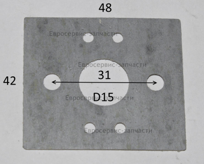 Прокладка коллектора впускного (карбюратора). Т 1250.20.25.30. СМ.0802.123600