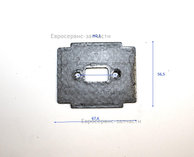 Прокладка под глушитель термозащитная прг/Н-плоск.5х32-56х67 Т+ТР-E23: T26.+Р