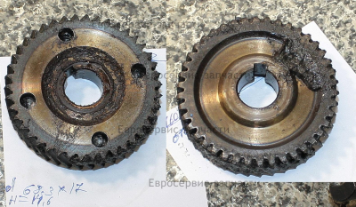 Шестерня старого образца, D68, d17, H14.5. ПМ 2535