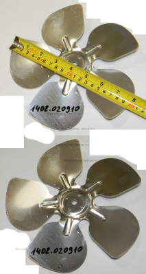 Крыльчатка вентилятора ST200-34/~19°: ТП30ГБ.